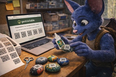 Create the Geotrackable item