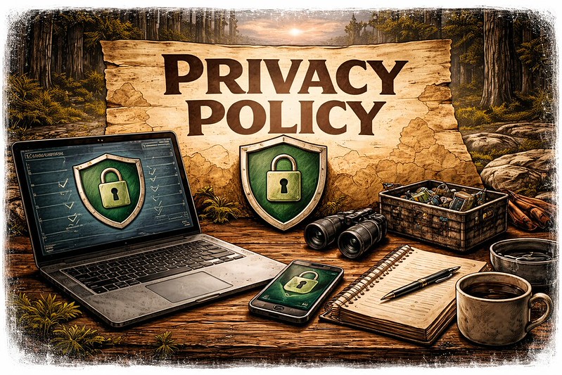 Illustrated privacy-themed Geotrackable artwork for account safety, family guidance, and responsible sharing.